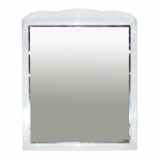 Зеркало Misty Дайна 100 см со светом белая эмаль П-Дай02100-011Св