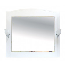 Зеркало Misty Эльбрус 100 см белая эмаль П-Эль02100-011