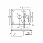 Мойка Iddis Strit S нержавеющая сталь полированная 605*480 основная чаша слева STR60PXi77 Мойка Iddis Strit S нержавеющая сталь полированная 605*480 основная чаша слева STR60PXi77
