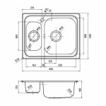 Мойка Iddis Strit S нержавеющая сталь полированная 605*480 чаша справа STR60SZi77