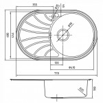 Мойка Iddis Suno S нержавеющая сталь шелк 770х480 чаша справа SUN77SRi77