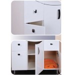 Тумба под умывальник Оника Эльбрус 80,13 белая 2 ящика 108020 Тумба под умывальник Оника Эльбрус 80,13 белая 2 ящика 108020