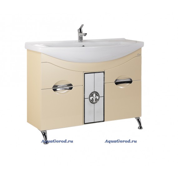 Тумба под умывальник Оника Флорена 105,13 крем 110505 Тумба под умывальник Оника Флорена 105,13 крем 110505