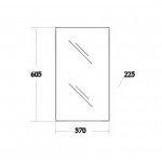 Зеркало-шкаф Оника Мини 30,00 угловой 303002