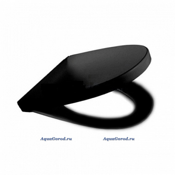 Сиденье для унитаза Roca Victoria Nord черная крышка черное кольцо, микролифт ZRU9000103