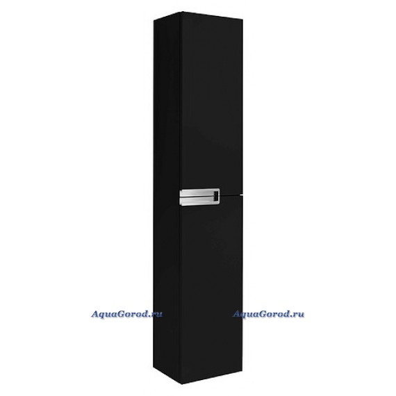 Шкаф-пенал подвесной Roca Victoria Nord Black Edition 30 см черный ZRU9000095