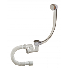 Сифон для ванны Орио полуавтомат регулируемый с гофрой А-28089