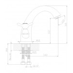 Смеситель Rossinka для раковины Q02-61