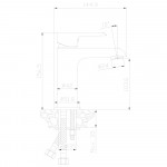 Смеситель Rossinka для раковины W35-12