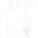 Смеситель Rossinka для кухонной мойки W35-23