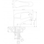 Смеситель Rossinka для раковины Y35-11