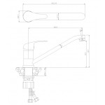 Смеситель Rossinka для кухонной мойки Y35-21U