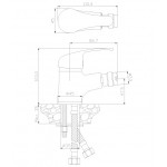 Смеситель Rossinka для биде Y35-51