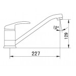 Смеситель SMARTSant Смарт-Тренд для кухни хром SM054001AA