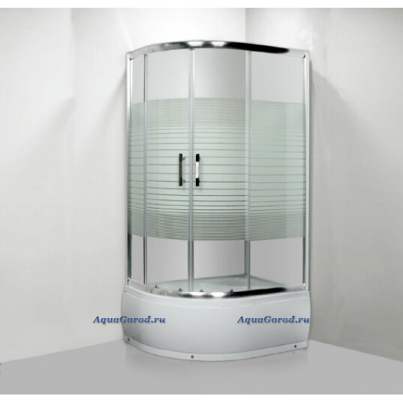 Душевое ограждение Luxus L013 R Lang 100*80*200 без крыши левая или правая