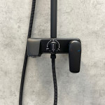Душевая система Comforty однорычажная для ванны с душем черная матовая FF074R-CMT