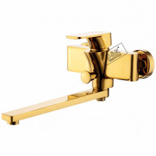 Смеситель D&K Berlin-Touro для ванны с поворотным изливом золото DA1433303