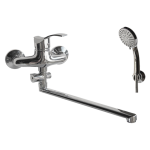 Смеситель Megabreeze Каньете для ванны с душевым гарнитуром КС-33-007