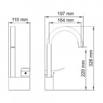 Смеситель WasserKraft Aller для кухни 1067