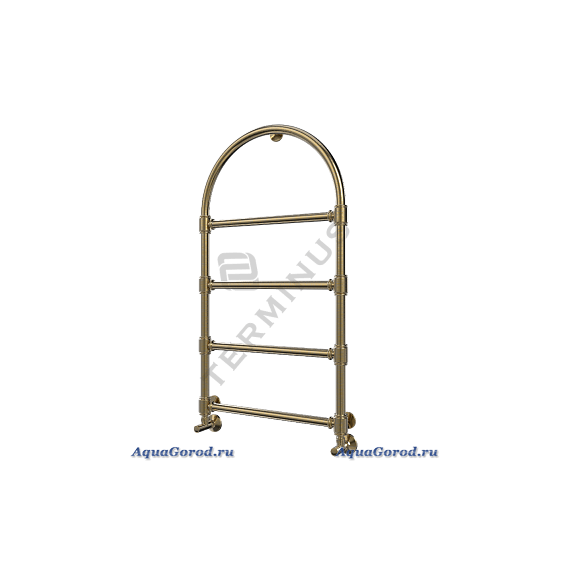 Полотенцесушитель Terminus Версаль П4 бронза 540х930 межосевое 500, бронза