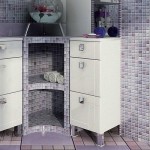 Тумба Тритон Диана 30 см напольная с 3 ящиками белая