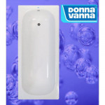 Ванна стальная ВИЗ Donna Vanna 150x70x40 cм с опорной подставкой, кофе