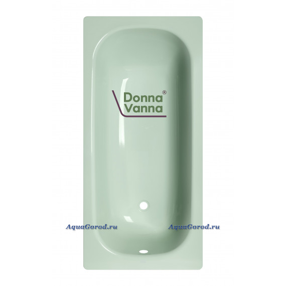 Ванна стальная ВИЗ Donna Vanna 150x70x40 cм с опорной подставкой, зеленая смята