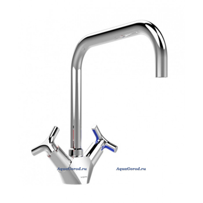 Смеситель для кухни мойки vidima уно ba356aa