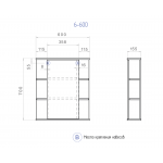 Зеркало-шкаф Vigo Nova 60