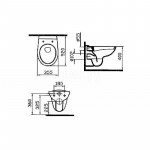 Унитаз подвесной VitrA Normus белый 6855B003-0101