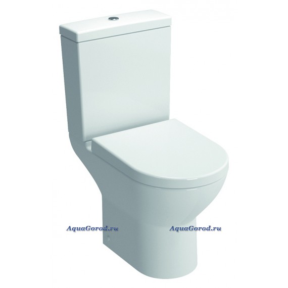 Унитаз-компакт VitrA Diana Open-back с арматурой Geberit и сиденьем микролифт 9816B003-7201