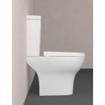 Унитаз-компакт VitrA Zentrum Rim-ex безободковый Open-back 3-6L с сиденьем микролифт 9824b003-7207