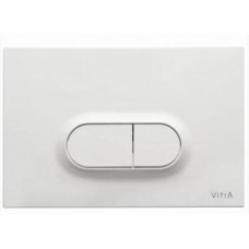 Клавиша для инсталляции Vitra Loop овальные кнопки белый глянец 740-0500