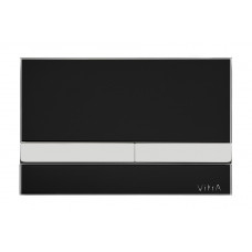 Клавиша для инсталляции Vitra Select стекло черный глянец хром 740-1101