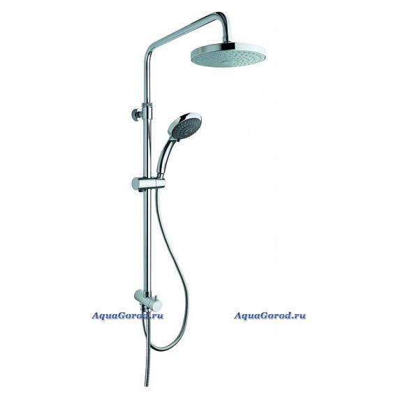 Душевая стойка Vitra Samba с тропическим 185 мм и ручным душем A45597EXP