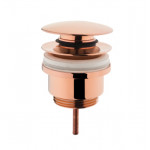 Донный клапан Vitra Origin для раковины с переливом нажимной медь A4514926