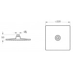 Набор VitrA Win S встроенной душевой системы хром A49265EXP