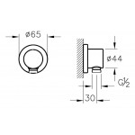 Набор VitrA Win S встроенной душевой системы хром A49265EXP