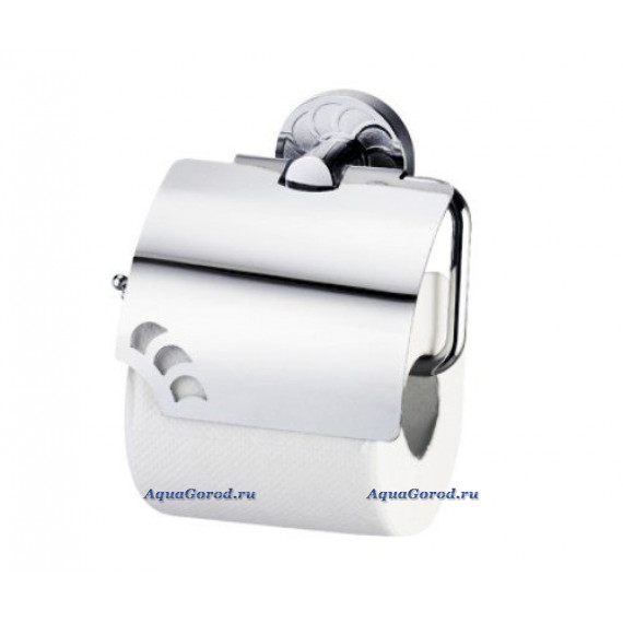 Держатель туалетной бумаги WasserKraft Isen с крышкой K-4025