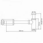 Сифон для раковины WasserKRAFT A093 никель