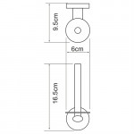 Держатель туалетной бумаги WasserKraft Rhein K-6297