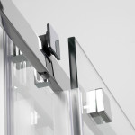 Душевая дверь WasserKRAFT Alme 15R30 130х200 раздвижная, прозрачное стекло, профиль хром
