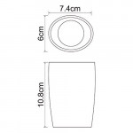 Стакан для зубных щеток WasserKraft Dinkel K-4628