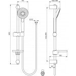 Душевой гарнитур Ideal Standard IdealRain B2620AA