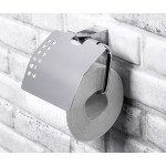 Держатель туалетной бумаги WasserKraft Kammel K-8325 с крышкой