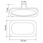 Держатель полотенец WasserKraft Kammel K-8360 кольцо