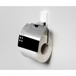 Держатель туалетной бумаги WasserKraft Leine K-5025WHITE с крышкой