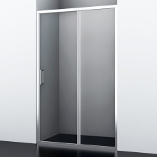 Душевая дверь WasserKRAFT Main 41S13 110х200 раздвижная, прозрачное стекло, профиль хром