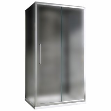 Душевое ограждение Abber Schwarzer Diamant 170х60х195 матовое стекло профиль хром AG30170MH-S60M-S60M