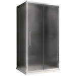 Душевой уголок Abber Schwarzer Diamant 160х60х195 матовое стекло профиль хром AG30160MH-S60M